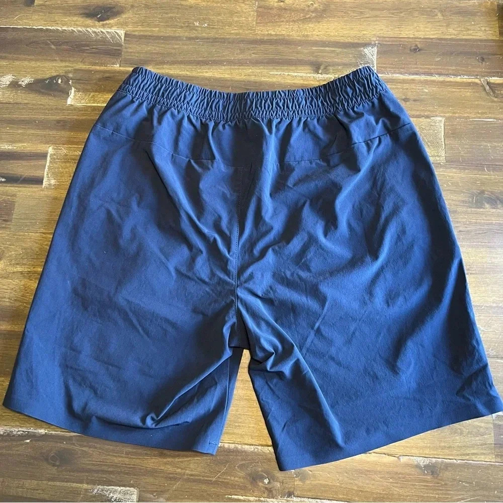 Everlean Running Shorts Navy Blue - Picture 2 of 9